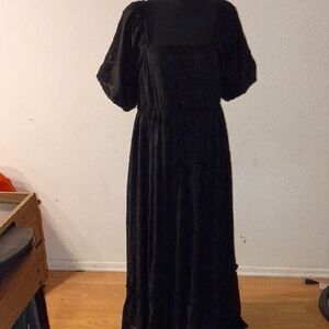 Polagram Black Long Dress